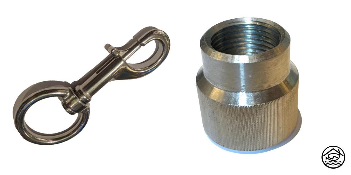 Metall - Adapter - Karabiener
