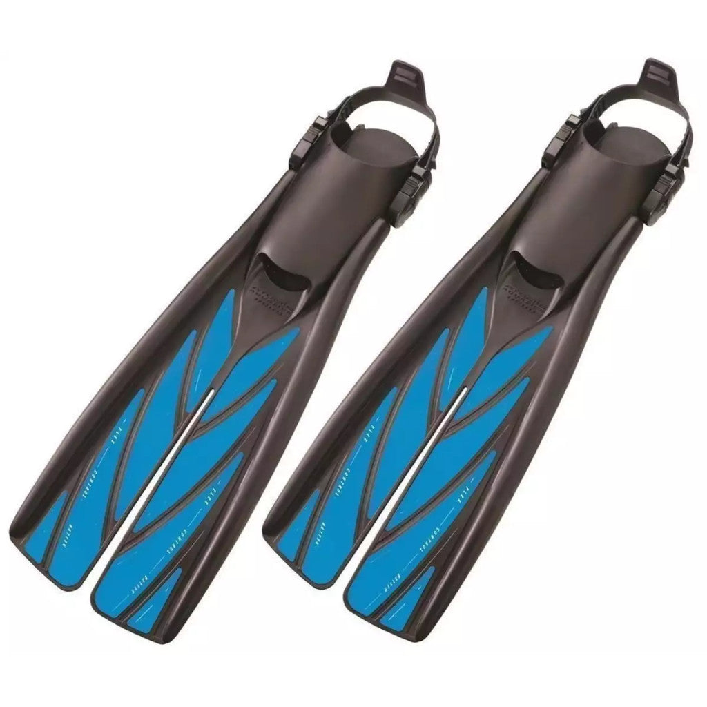 Atomic Splitfin offen - liquid blau - M