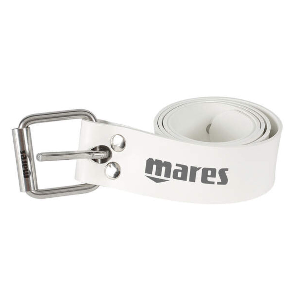 Mares - Belt Elastic w/Stainless Steel Buckle White