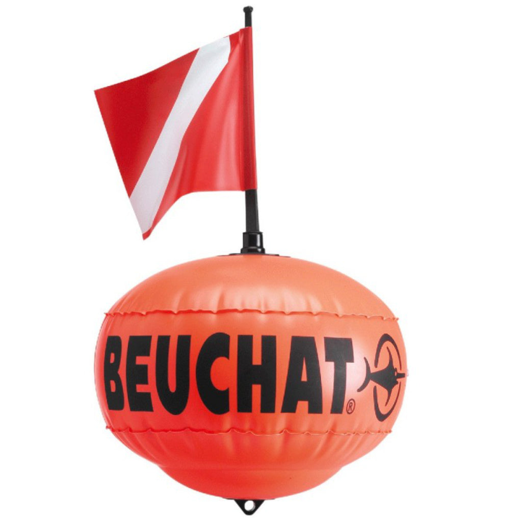 Beuchat - Runde Boje aus PVC mit Flagge und Leinene