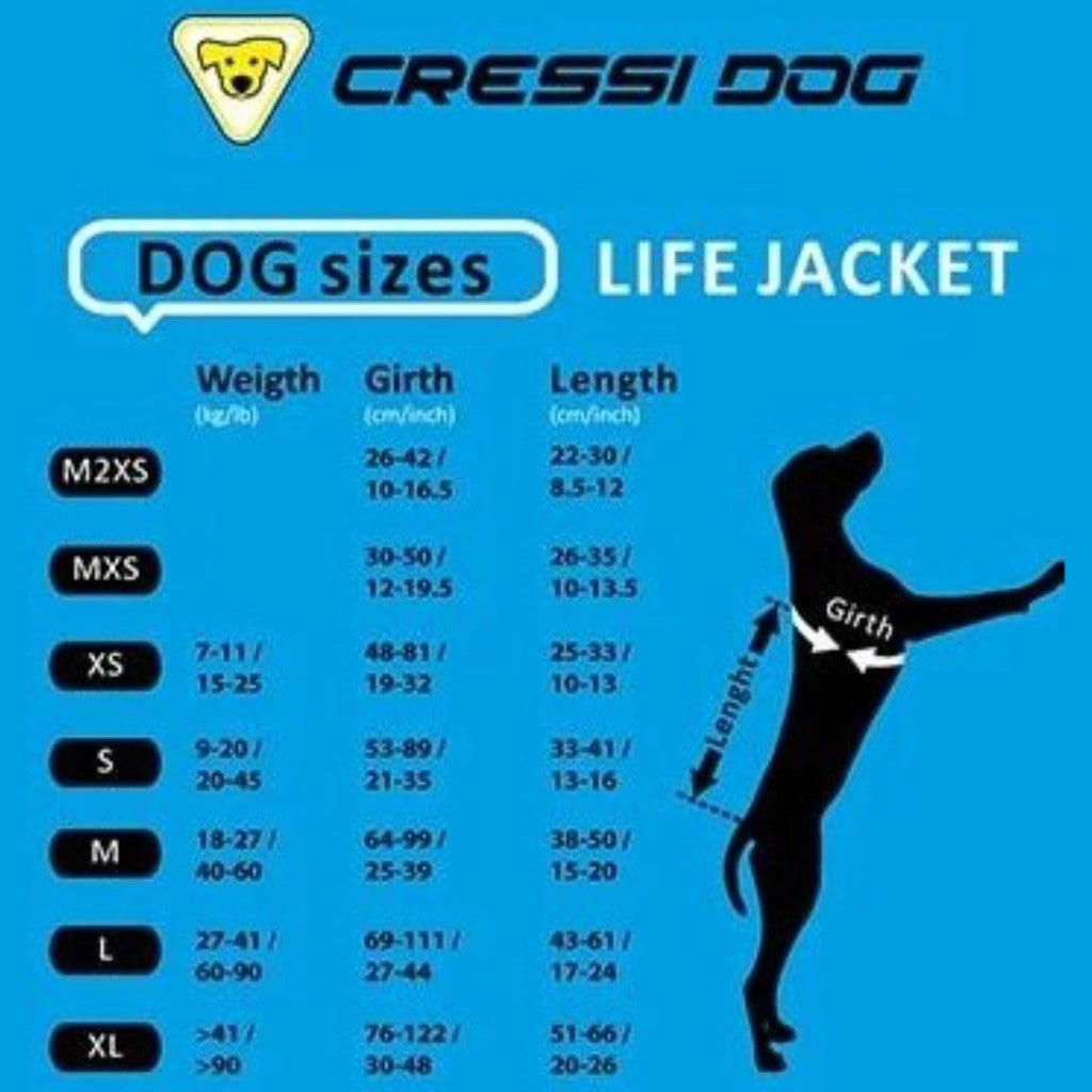 Cressi Dog Life Jacket - MXS