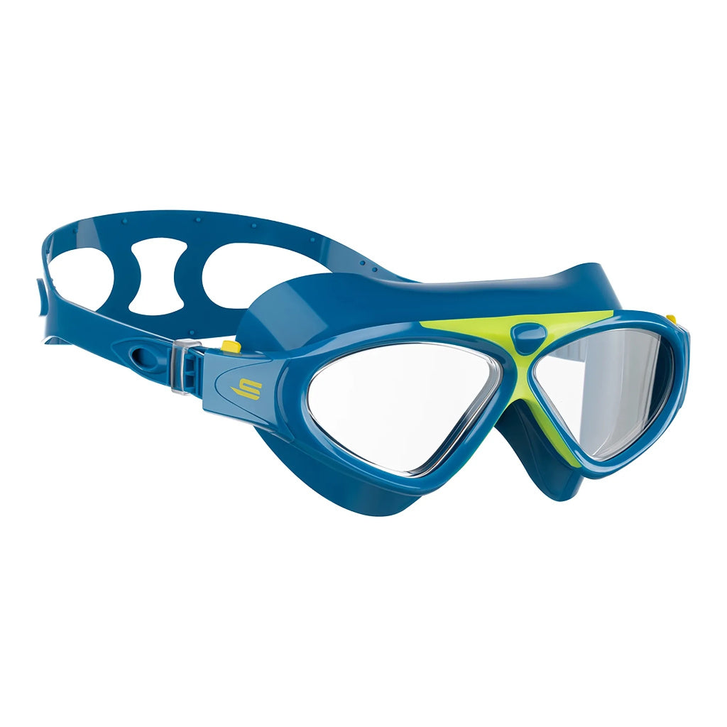 Goggle Adult  Silicone Freedom Petrol- Yellow