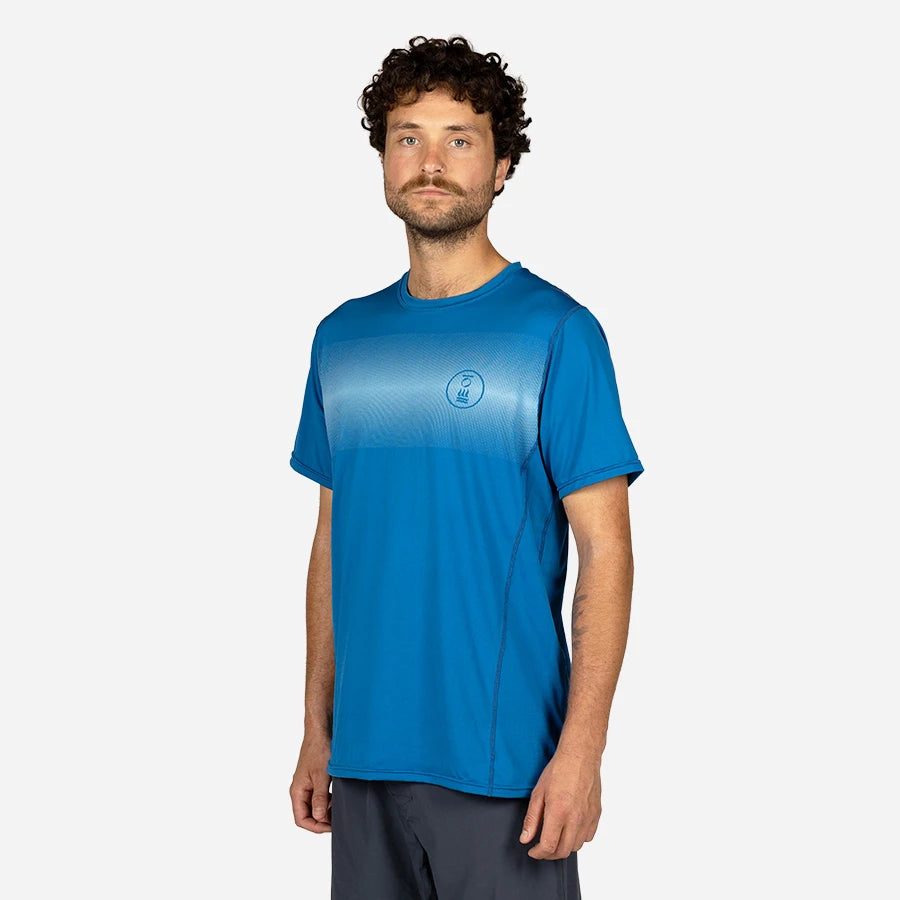 Mens short sleeve Hydro-T-Loose Blue XL