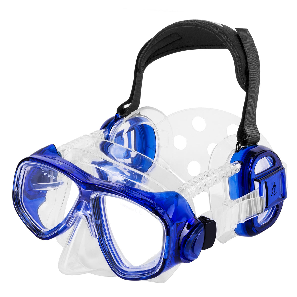 Pro Ear Maske klar/blau