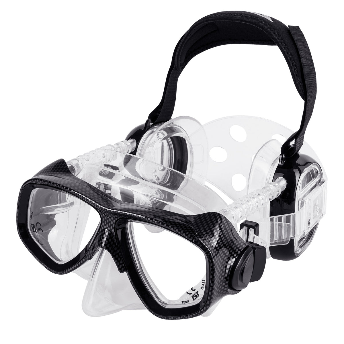 Pro Ear Maske schwarz/carbon Style