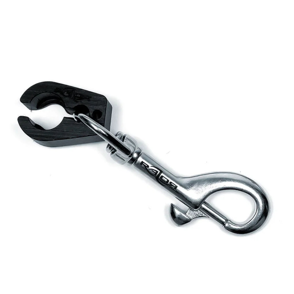 Razor Karabisner Silber mit Break Away Connector