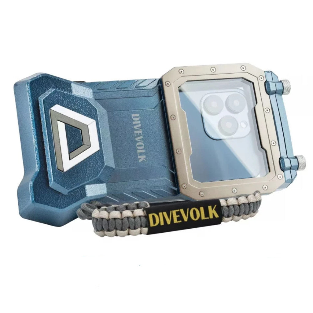 Divevolk - SeaTouch 4 MAX Smartphone-Gehäuse - Blau