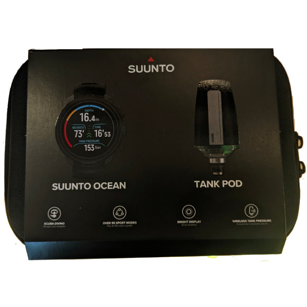 Suunto Ocean All Black + Tank POD &amp; Case