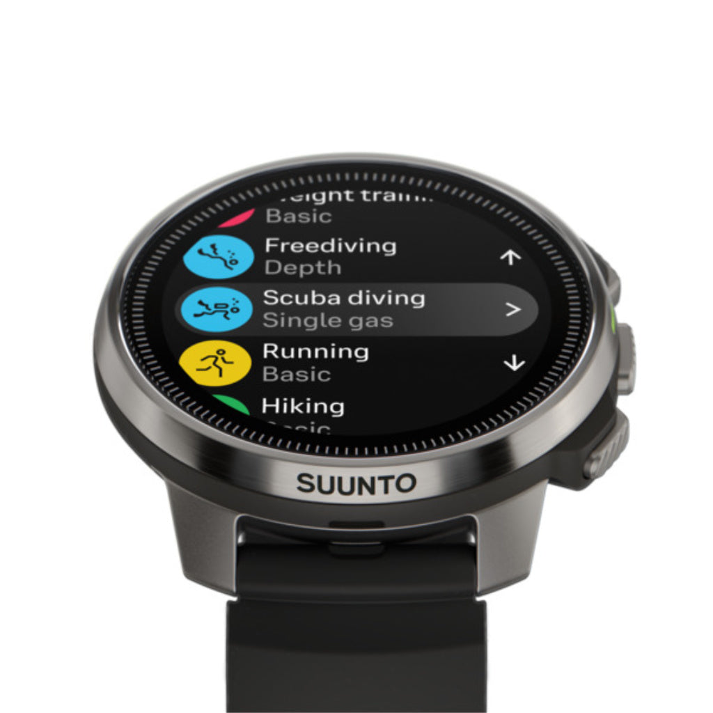 Suunto Ocean Steel Black + Tank POD Set