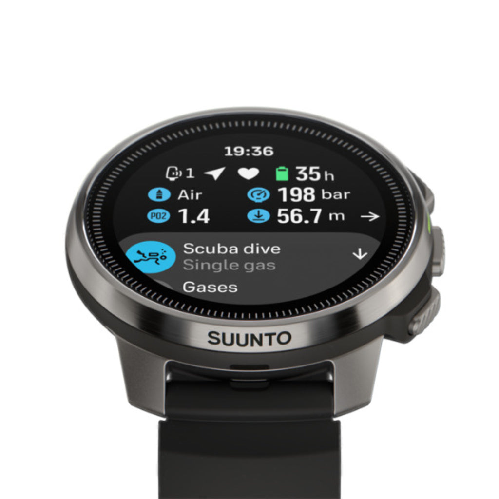 Suunto Ocean Steel Black + Tank POD Set