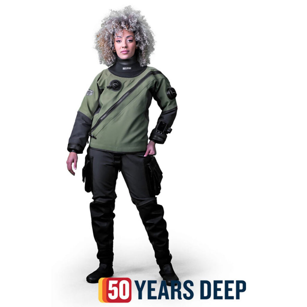 Bare - 50Th Anniversary X-Mission Womens, Military Green/Anthracite - XL
